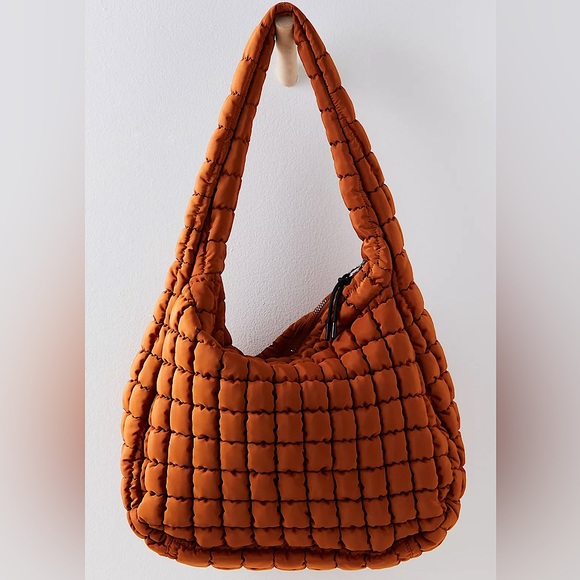 NEW Free People Movement Quilted Carryall In Roasted Chest - Picture 2 of 15